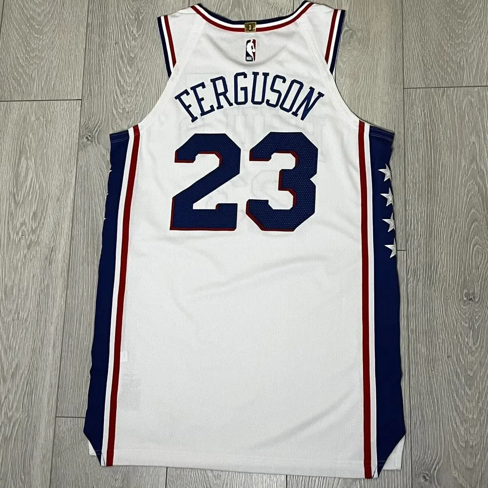 2020-21 Nike Philadelphia 76ers Team Player Game Issued Jersey Terrance Ferguson